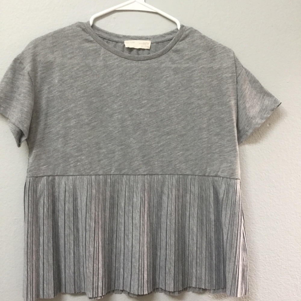Zara big girls short sleeve top